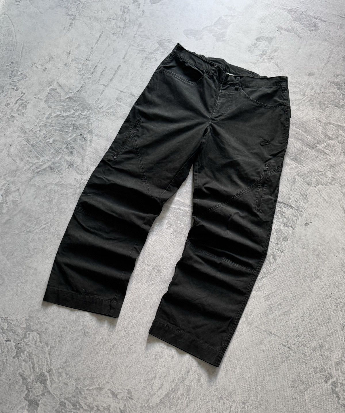 Nike × Vintage 00s Nike Vintage Cargo Baggy Pants Y2K Size US 32 / EU 48 - 2 Thumbnail
