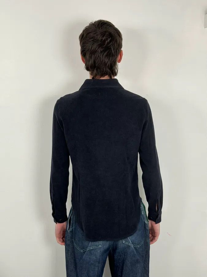 Armani 1990s Armani Alcantara Navy Dark Shirt Size US S / EU 44-46 / 1 - 3 Thumbnail