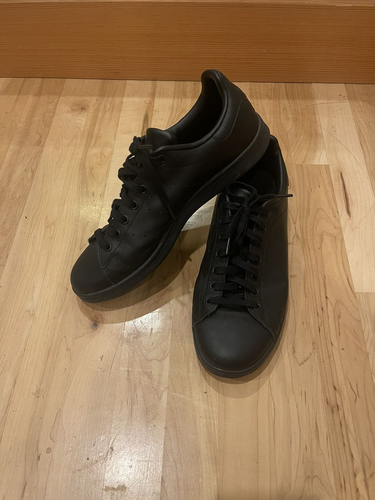 Adidas Adidas Stan Smith All Black Men’s 11.5 Size US 11.5 / EU 44-45 - 6 Thumbnail