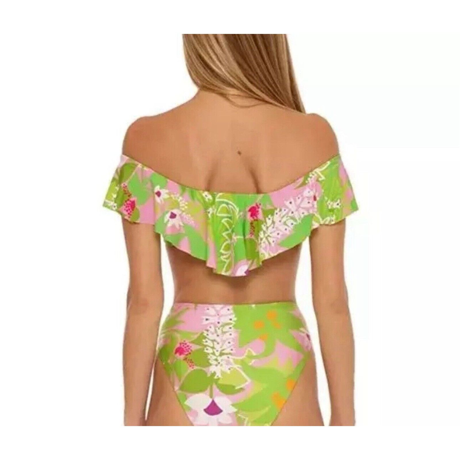 Trina Turk Trina Turk Bandeau Bikini Set Size 14 La Palma Size ONE SIZE - 2 Thumbnail