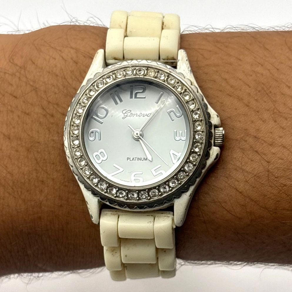 Geneva Silver Crystal Geneva Watch Size ONE SIZE - 1 Thumbnail