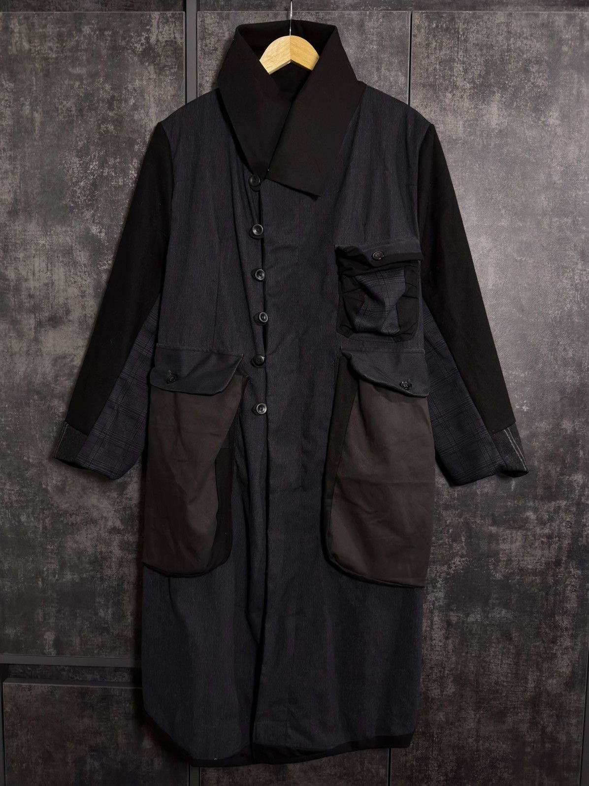 Tornado Mart Archive Tornado Mart Rebuild Coat Yohji Junya Miyake Acronym Size US L / EU 52-54 / 3 - 3 Thumbnail