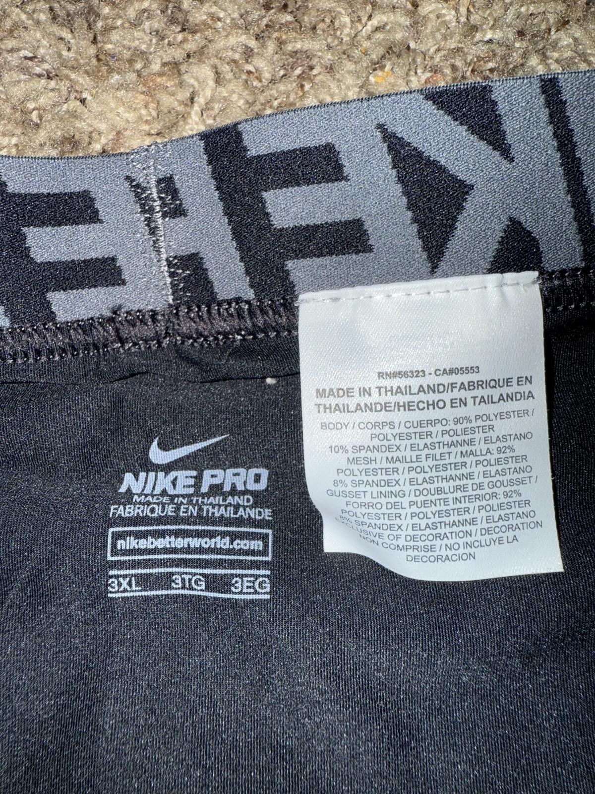 Nike Nike Mens Pro 6” Compression Training Shorts Size US 44 / EU 60 - 5 Thumbnail