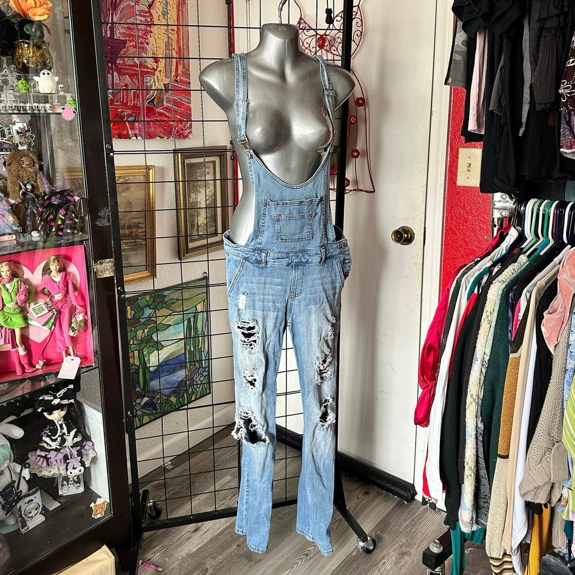 Other I&M jeans overalls blue jean pants Size 26" / US 2 / IT 38 - 1 Thumbnail