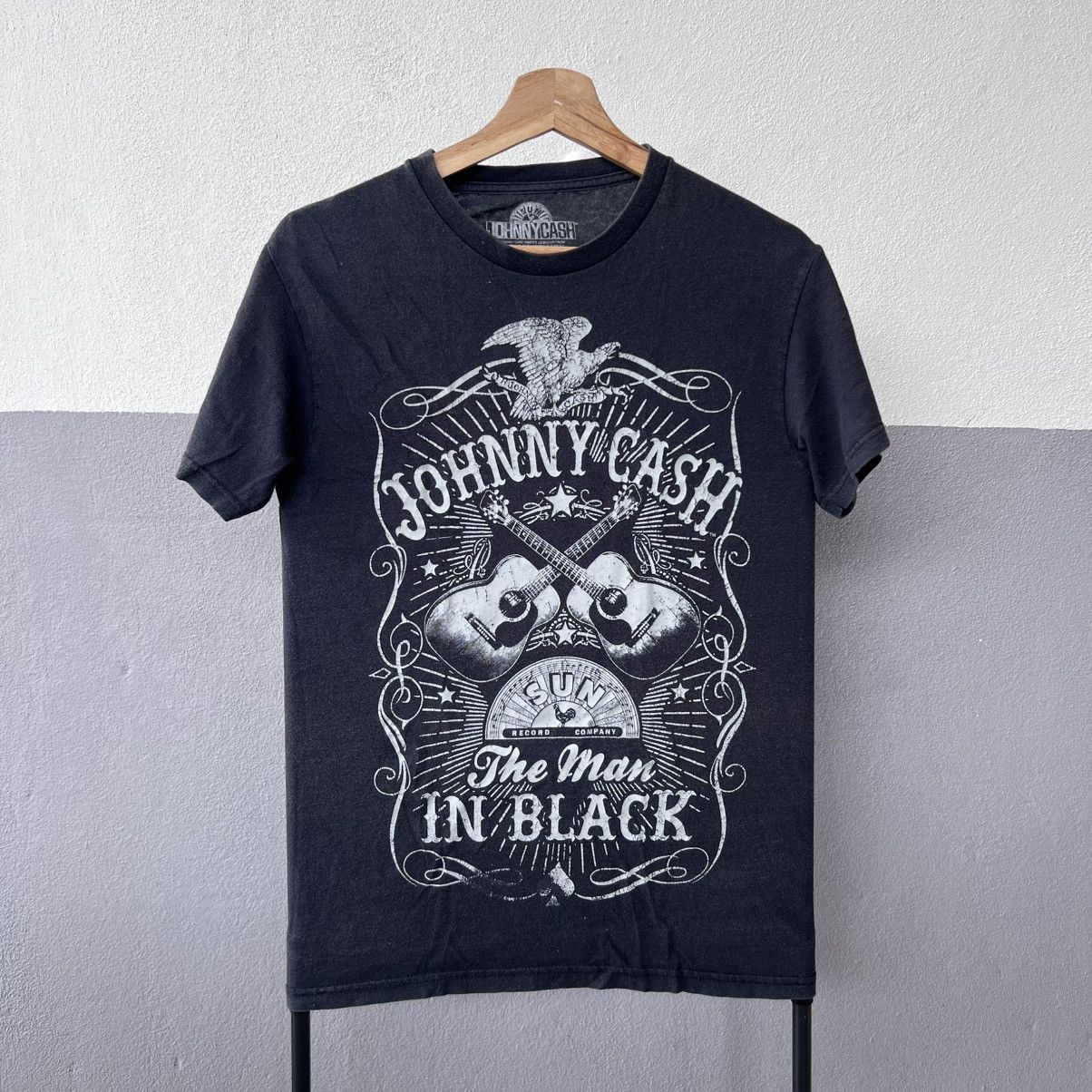 Y2K Johnny Cash The Man In Black Album Tee