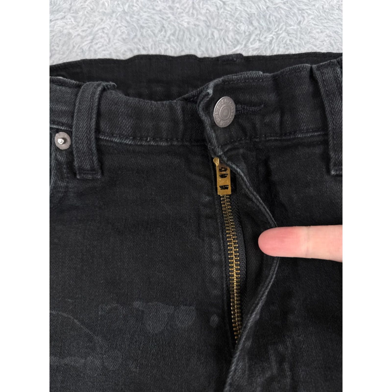 Levi's Levi's Jeans Adult 34 Black Denim 502 Cotton Blend 32x28 Straight Big E Size US 34 / EU 50 - 5 Thumbnail