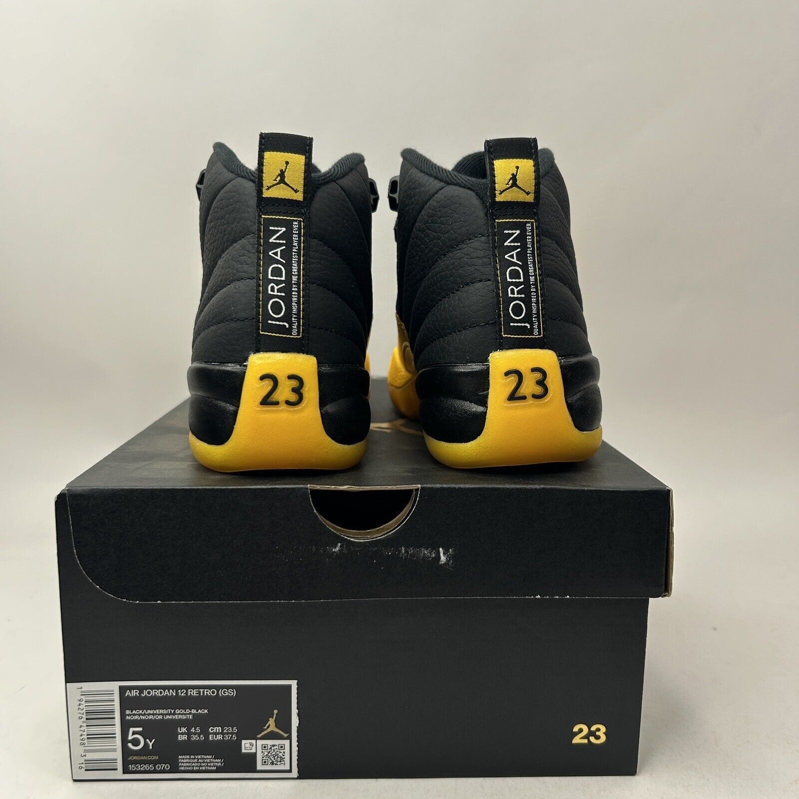 Nike Nike Air Jordan 12 Retro GS “University Gold” 2023 Size US 6.5 / IT 36.5 - 4 Thumbnail