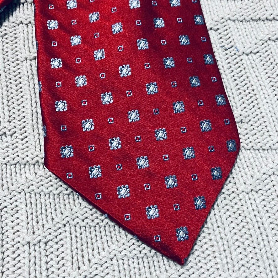 Brooks Brothers Brooks Brothers red patterned golden fleece luxury silk tie Size ONE SIZE - 2 Thumbnail