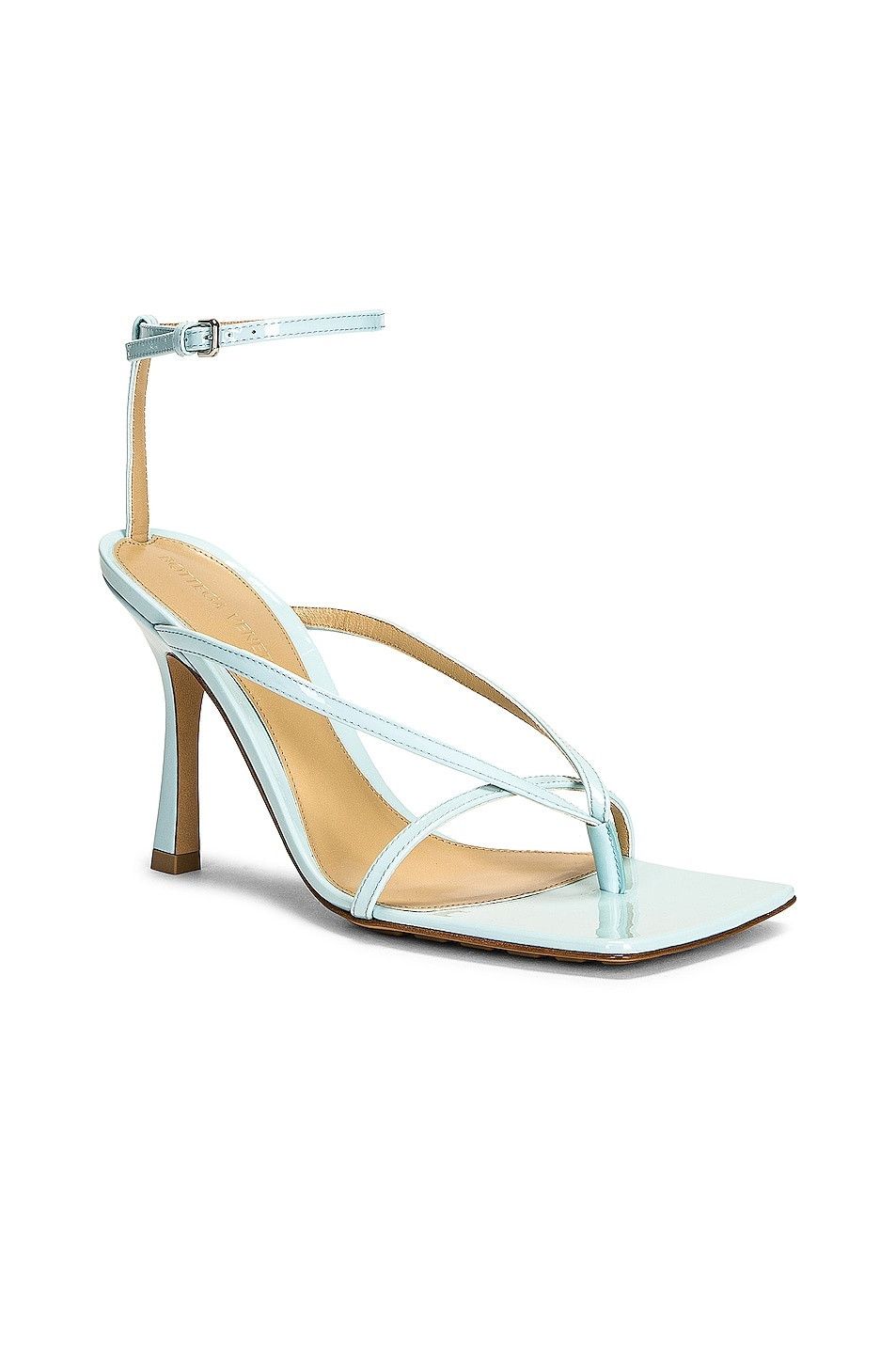Bottega Veneta o1bcso1str0924 Stretch Strap Sandal in Light Blue Size US 6 / IT 36 - 2 Thumbnail