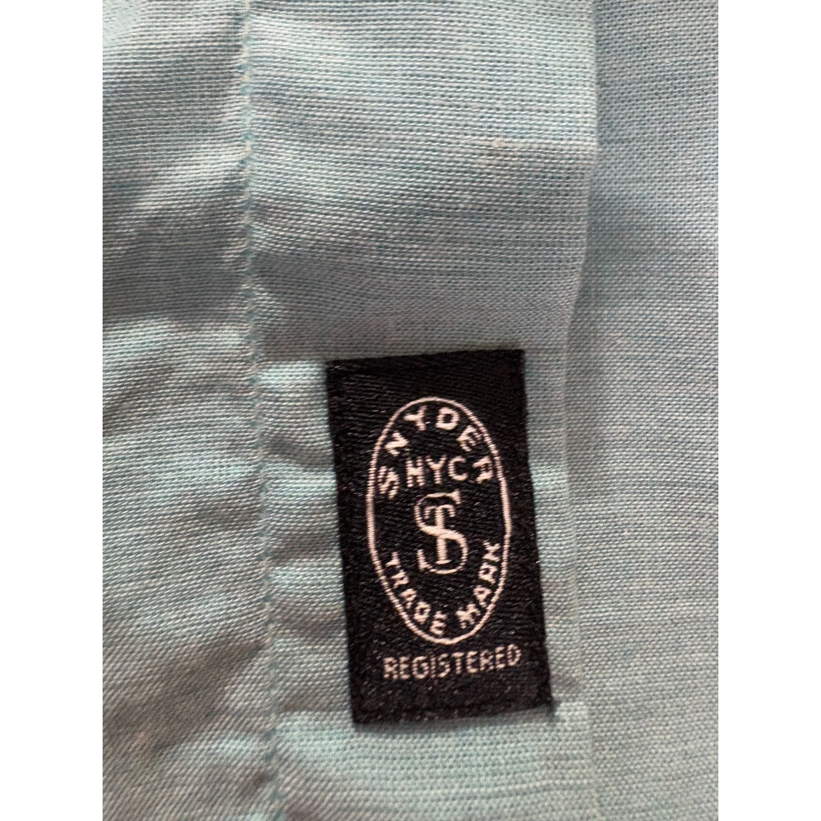 Todd Snyder Todd Snyder tropez cotton button down Shirt size M color tur Size US M / EU 48-50 / 2 - 7 Thumbnail