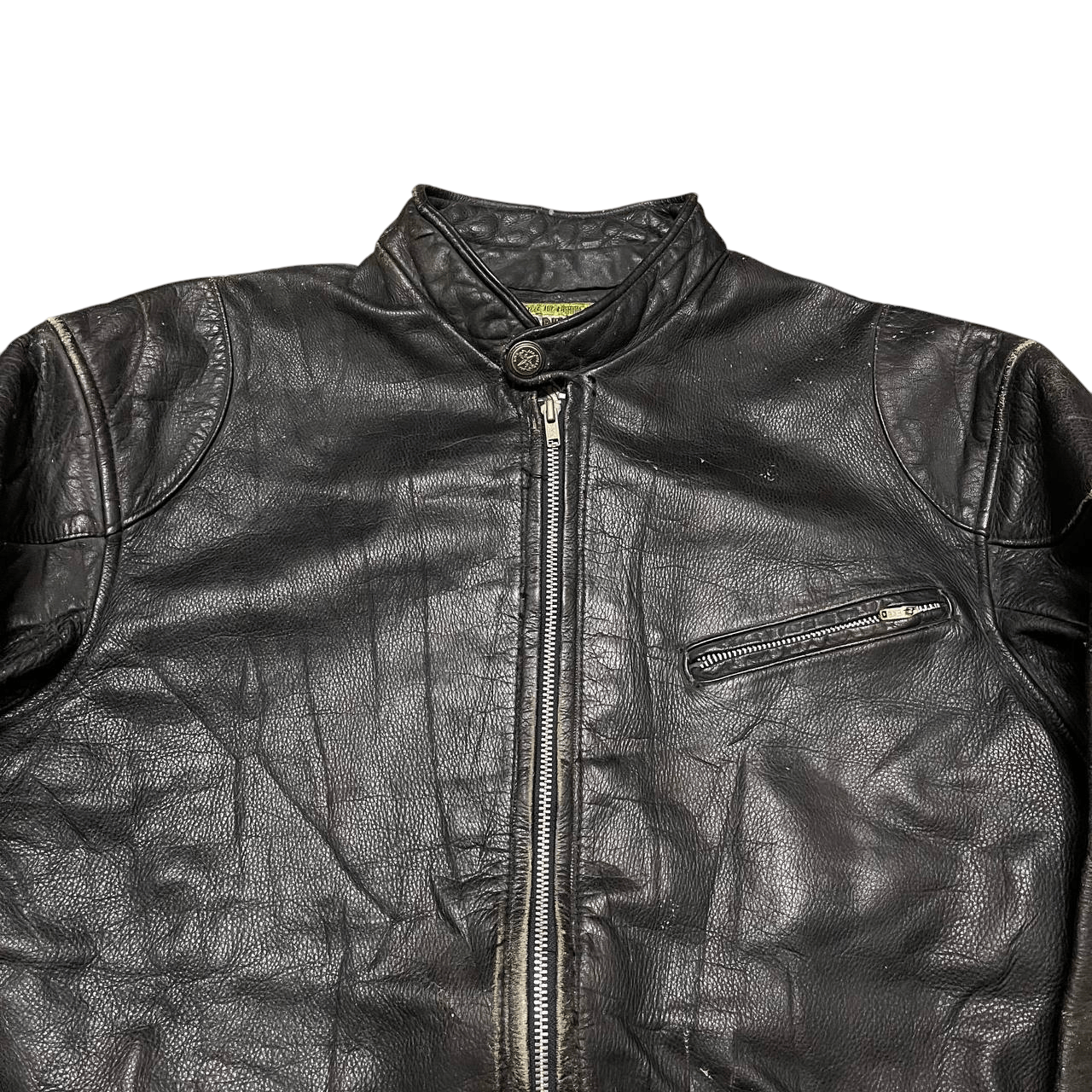Leather Vintage Nankai Japan Leather Racing Jacket Size US M / EU 48-50 / 2 - 2 Thumbnail