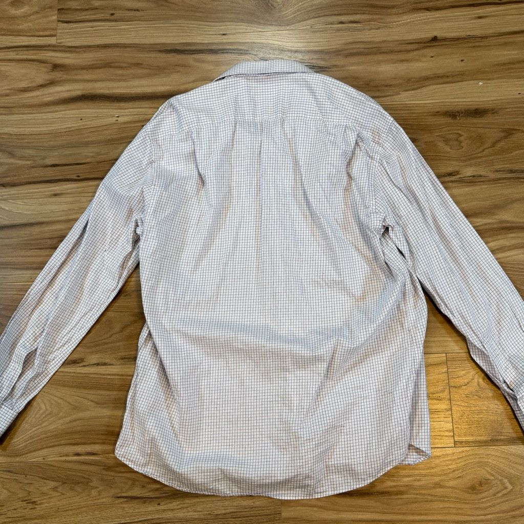 Z Brand Luciano Moresco Men’s Button Shirt Size 41/16 Italy Size 38L - 2 Thumbnail