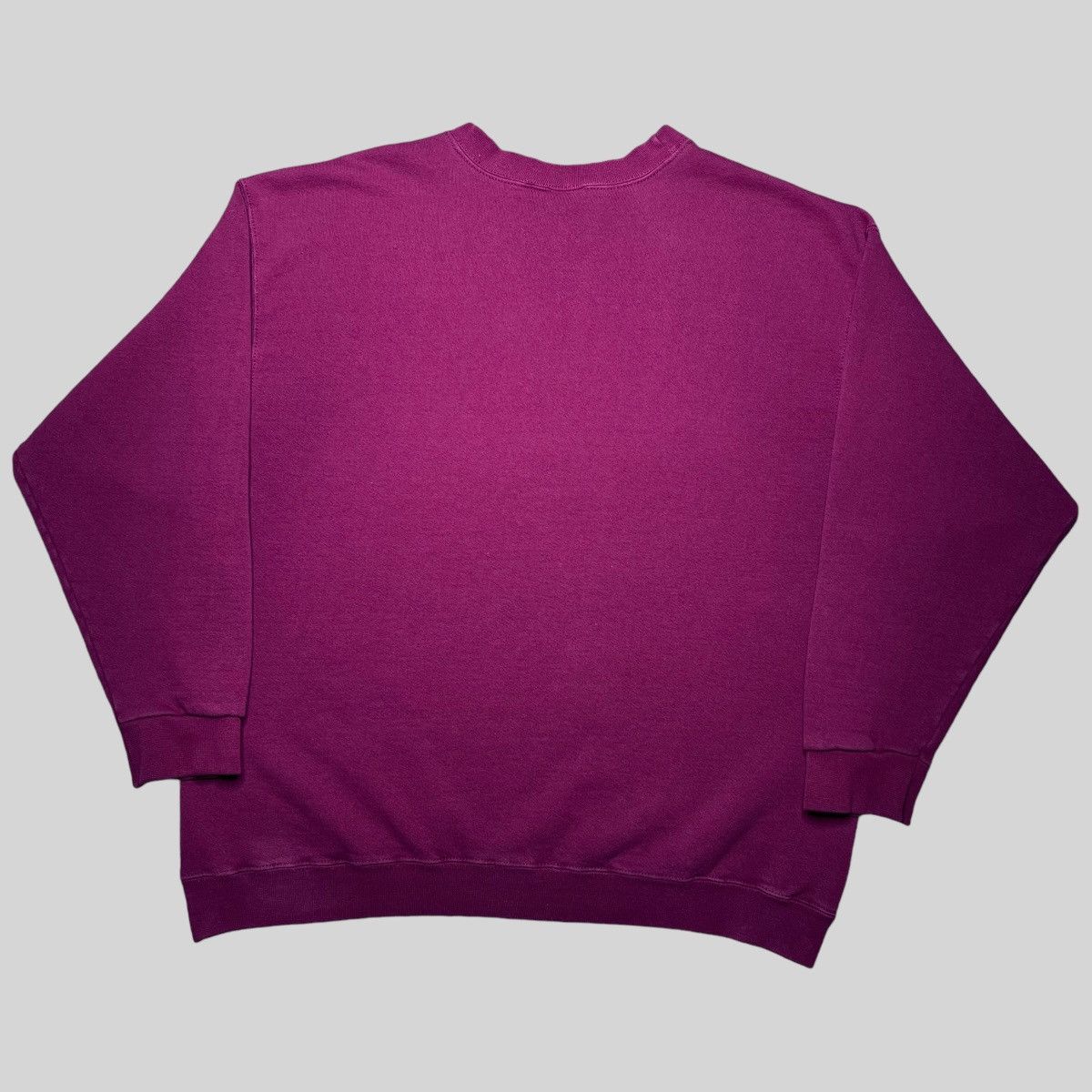 Nike × Vintage Vintage 90s Nike Red Swoosh Embroidered Pull Over Sweatshirt Size US L / EU 52-54 / 3 - 3 Thumbnail