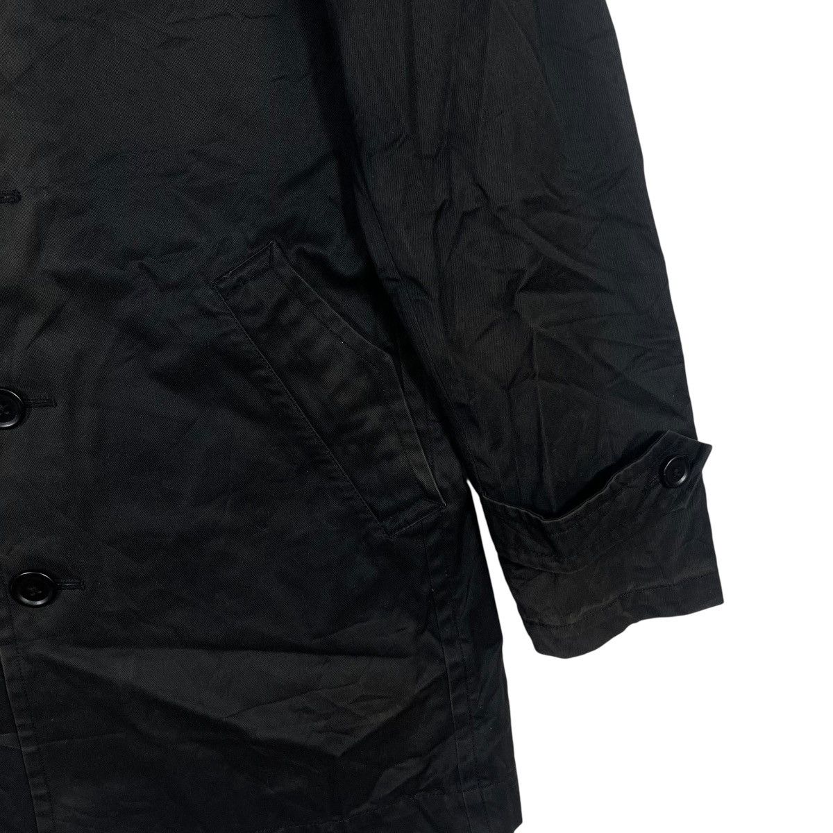 Vintage A.A.R Against All Risks Black Coat Minimal Designer Size US M / EU 48-50 / 2 - 7 Thumbnail