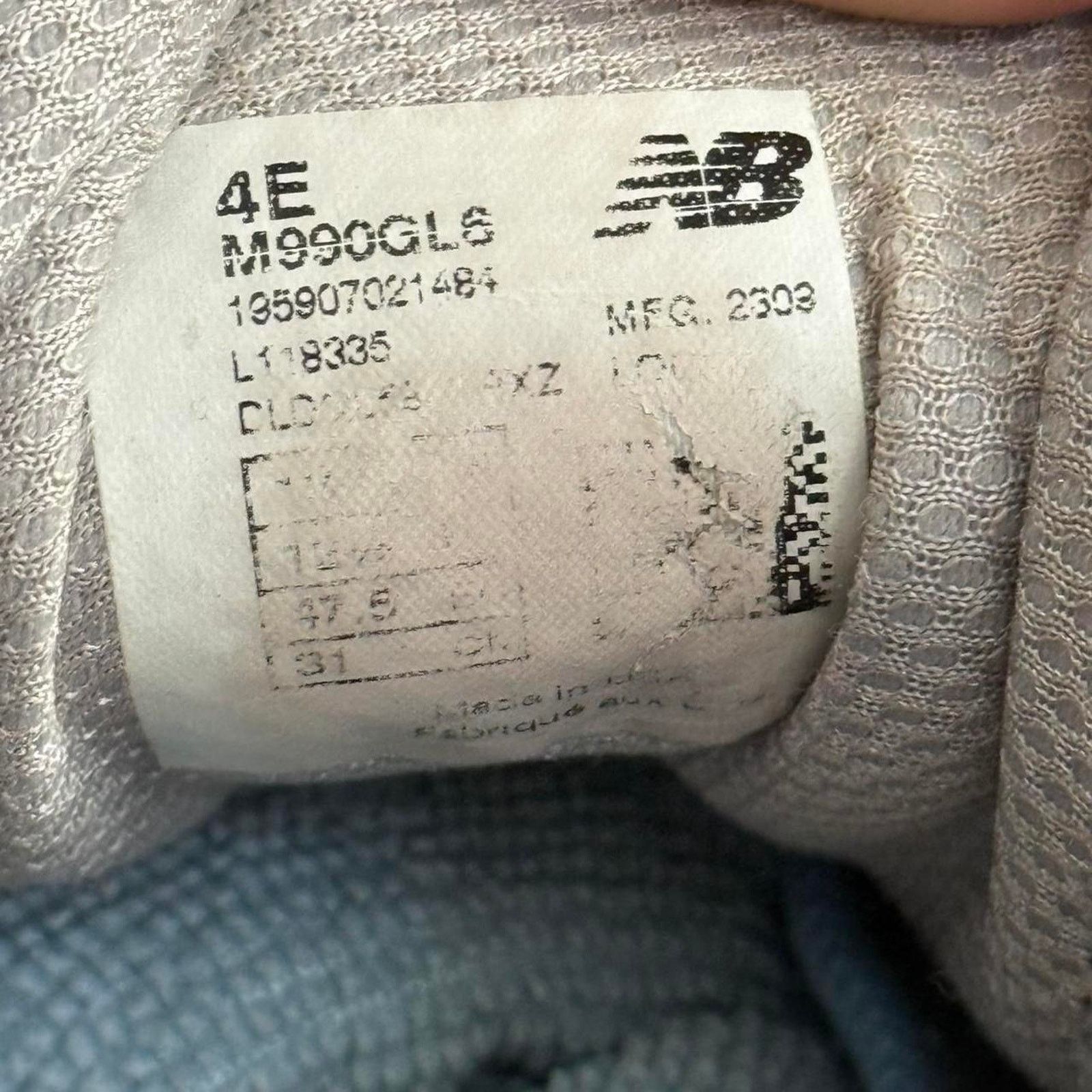 New Balance New Balance 990 Made in USA Grey Sneakers Size US 13 / EU 46 - 7 Thumbnail
