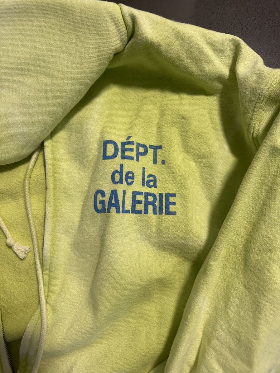 Gallery Dept. Gallery Dept Neon Green and French Blue Zip Up hoodie Size US XL / EU 56 / 4 - 3 Thumbnail
