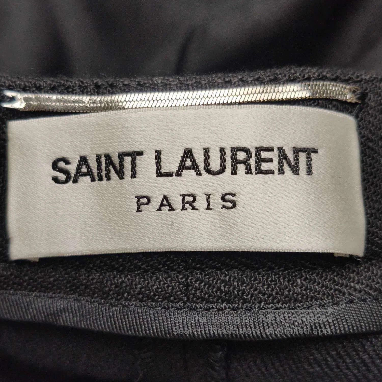 Saint Laurent Paris Saint Laurent XS Black Silver Striped Sweater. Size US XS / EU 42 / 0 - 4 Thumbnail