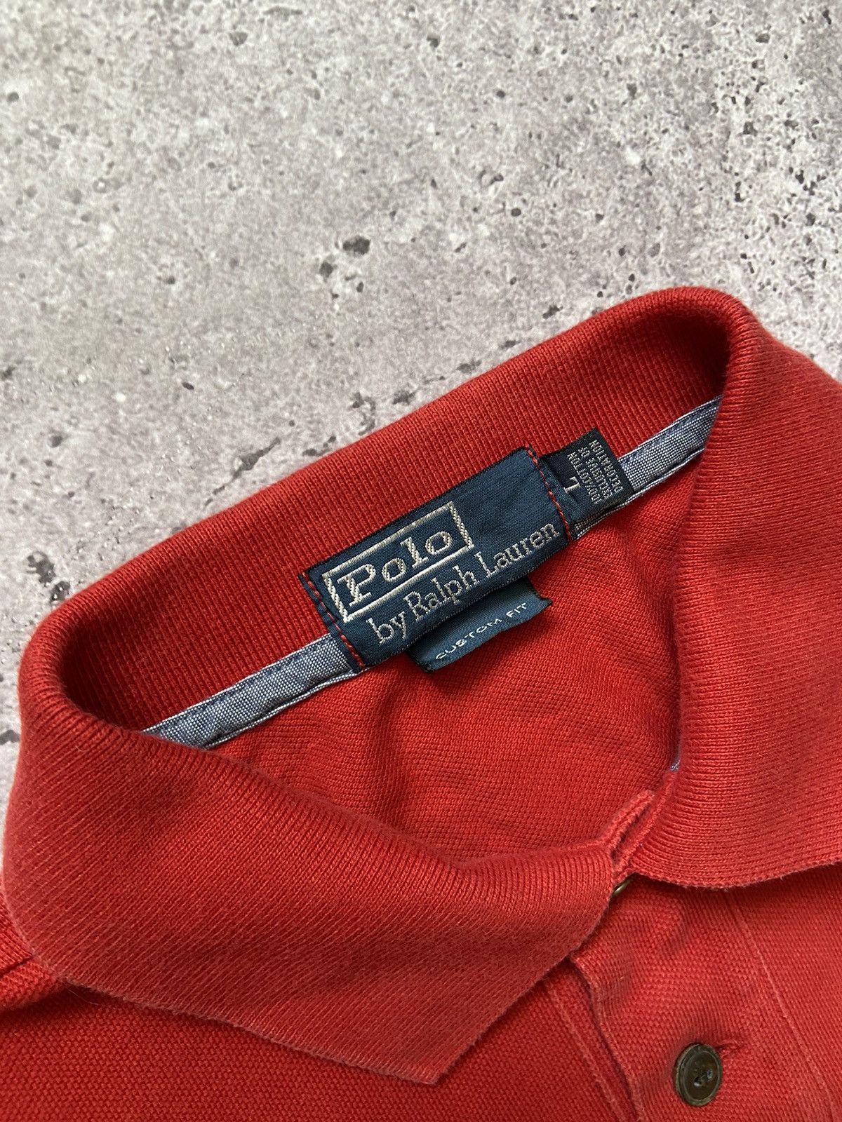 Polo Ralph Lauren USA Polo Ralph Lauren United States Flag Polo Shirt 90s Size US L / EU 52-54 / 3 - 3 Thumbnail
