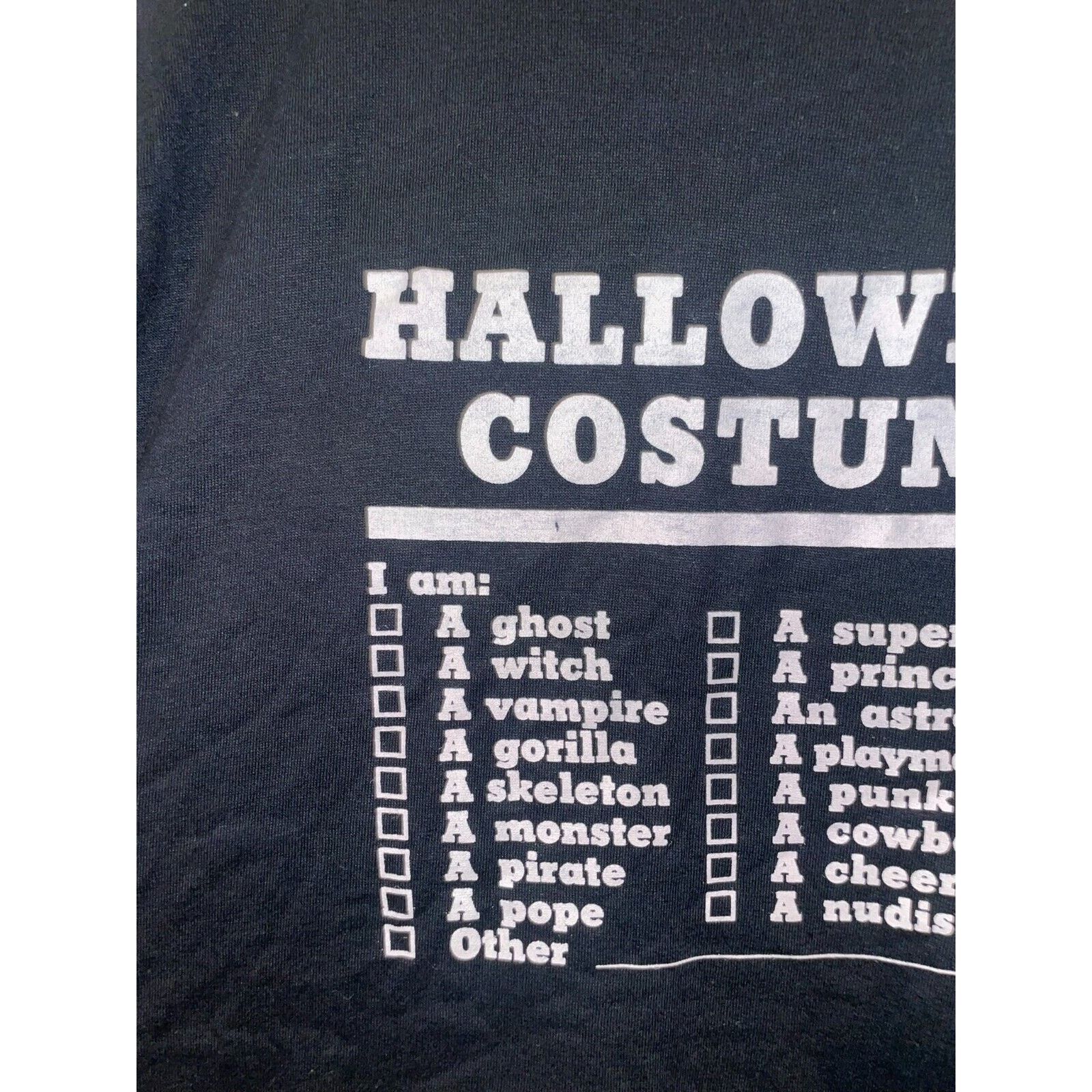 Jerzees Vintage Halloween Shirt Costume Punk Pope Tee VTG 90s Medium Size US M / EU 48-50 / 2 - 2 Thumbnail