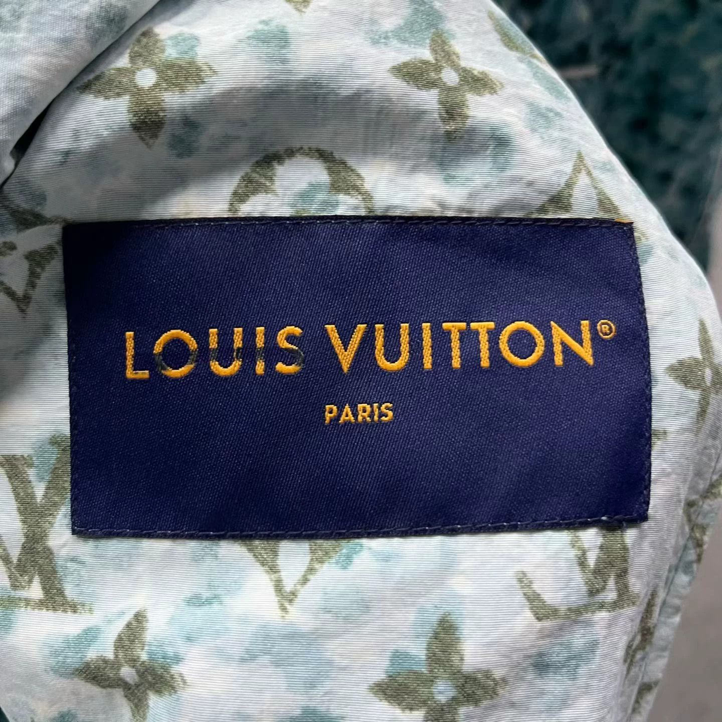 Louis Vuitton Louis Vuitton Latest Blue Logo Print Hooded Long Jacket Size US L / EU 52-54 / 3 - 4 Thumbnail