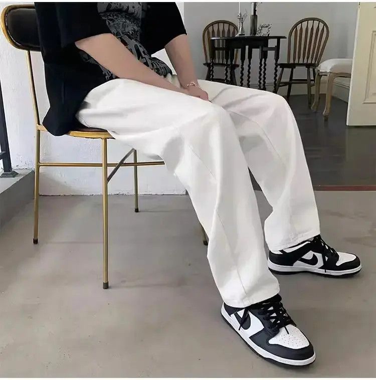 Japanese Brand Straight leg wide leg loose hip-hop jeans Size US 32 / EU 48 - 6 Thumbnail