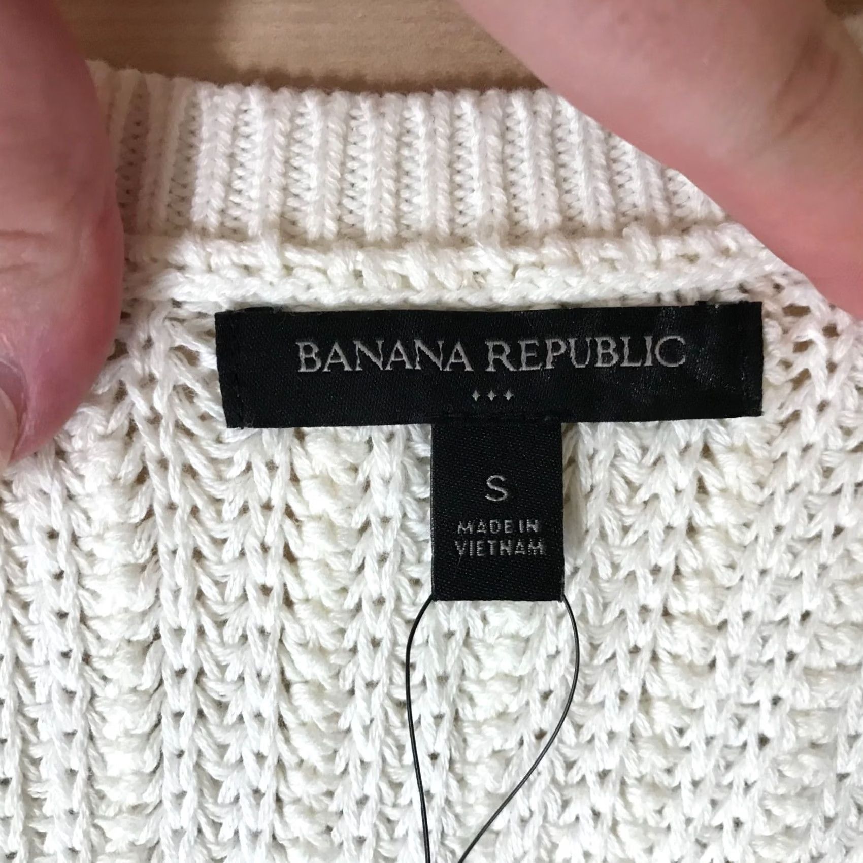 Banana Republic BANANA REPUBLIC WOMEN S CREAM RIBBED SLEEVELESS ROUND NECK SWEATER DRESS Size S / US 4 / IT 40 - 7 Thumbnail