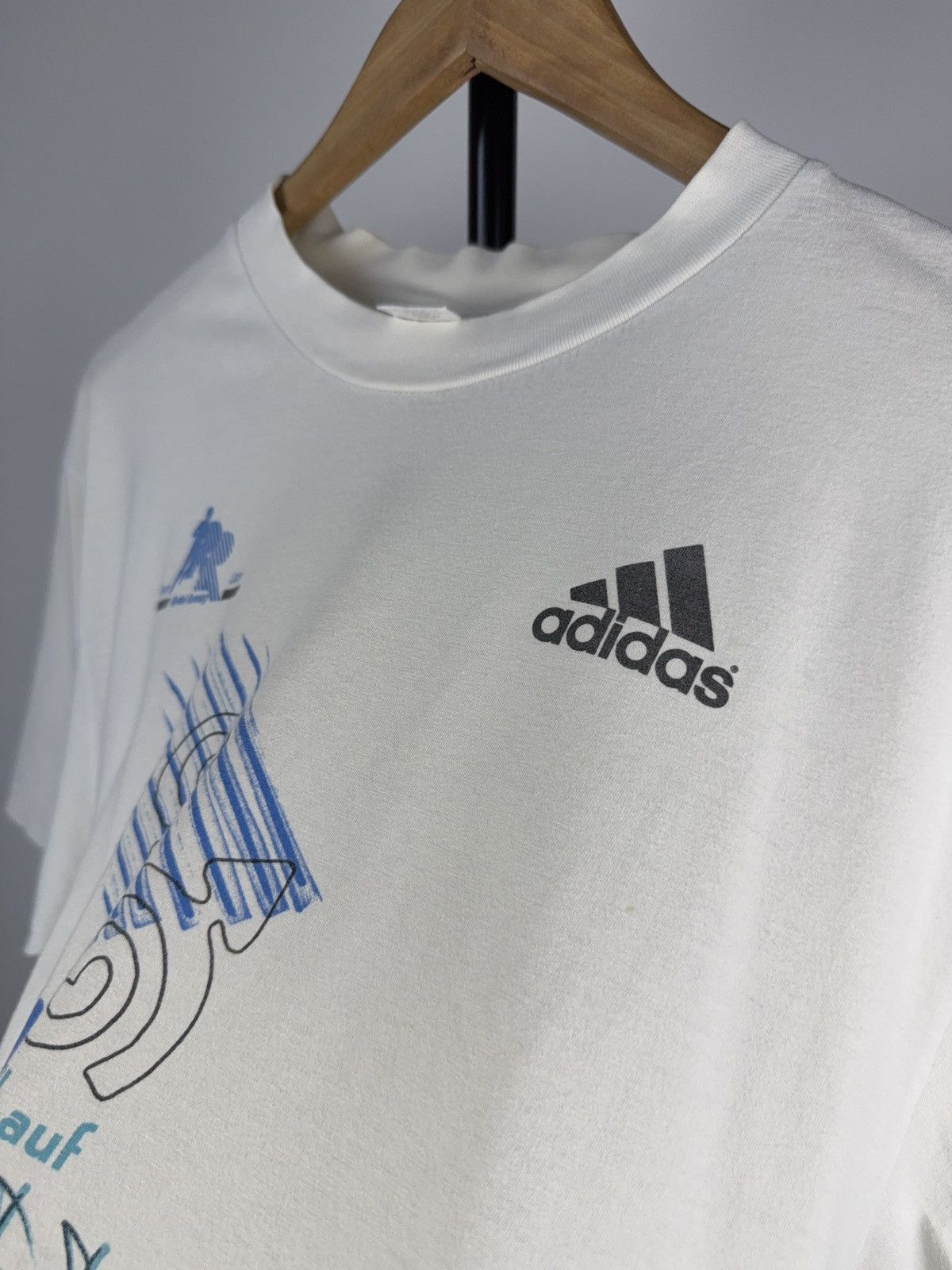 Adidas Adidas Marathon running Adidas 2000 Greifen See Lauf Tee Size US M / EU 48-50 / 2 - 3 Thumbnail