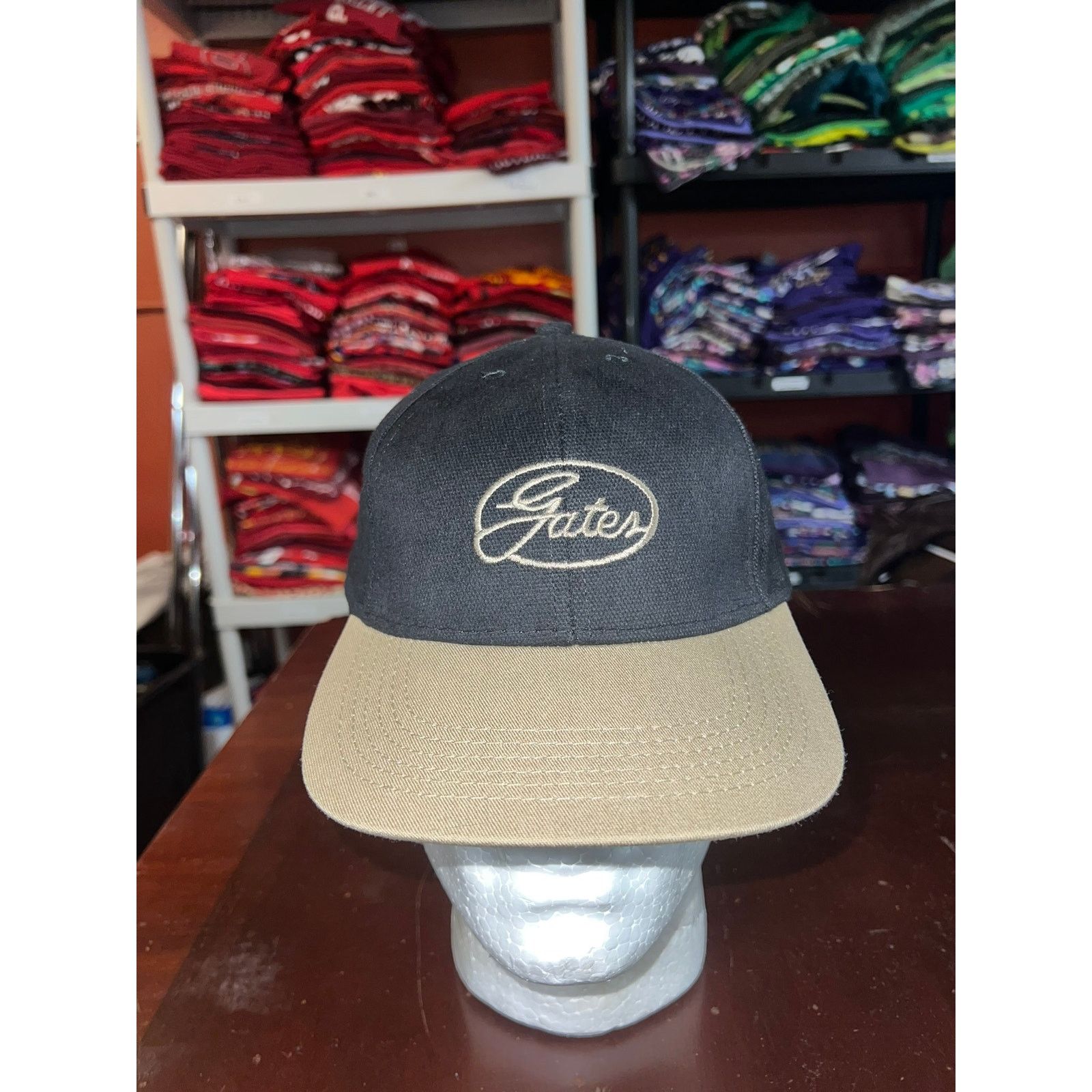 Vintage Vintage Gates Automotive Hat Mechanic Trucker Black Cap VTG Size ONE SIZE - 1 Thumbnail