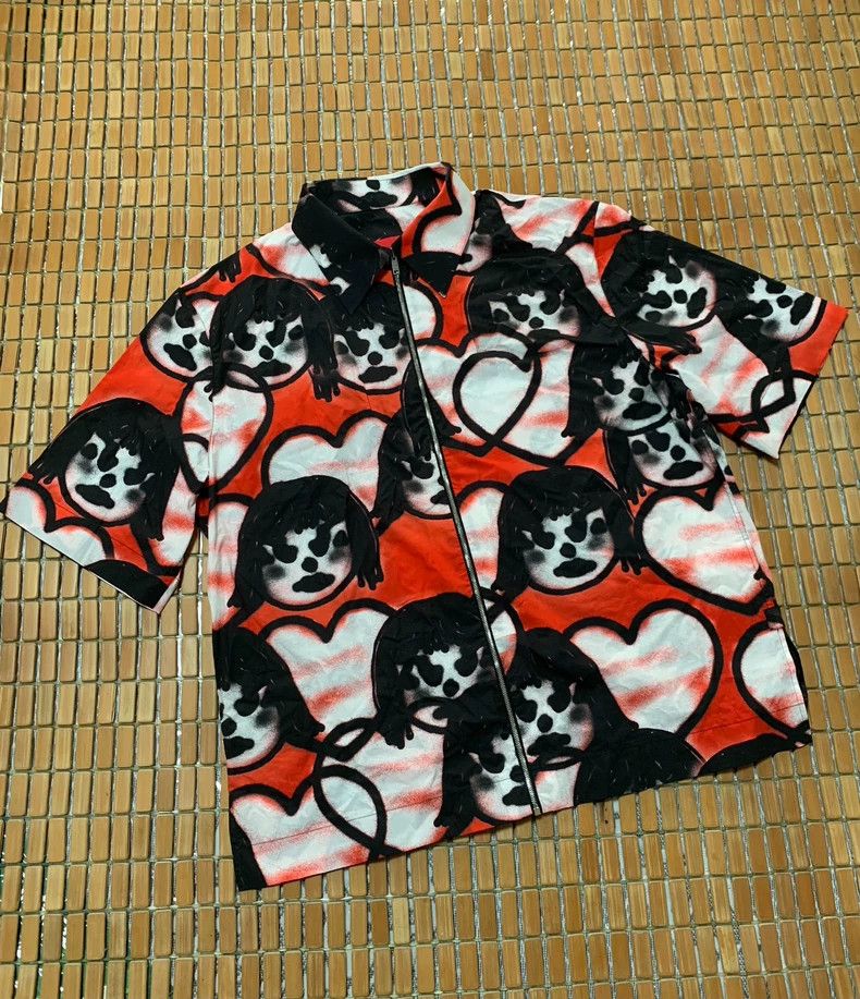 Givenchy Givenchy Size40 SS22 Graffiti Printed Short-Sleeve Shirt Size US M / EU 48-50 / 2 - 1 Thumbnail