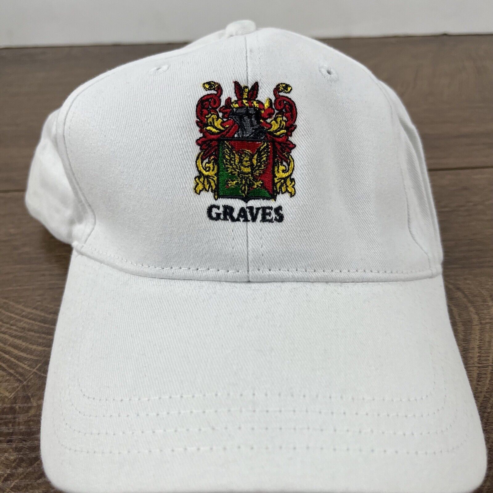 Other Graves Hat White Cap Hat Graves Adjustable Hat White Adult H Size ONE SIZE - 5 Thumbnail