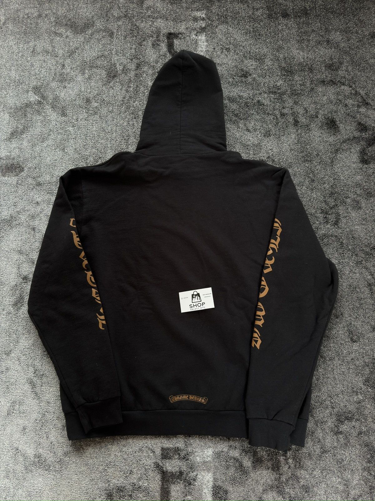 Chrome Hearts NEW CHROME HEARTS BROWN VERTICAL F*CK YOU PULLOVER HOODIE Size US L / EU 52-54 / 3 - 2 Thumbnail