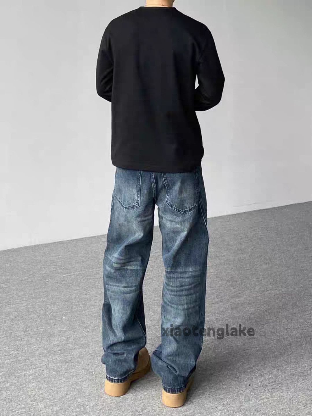Vintage Washed faded cleanfit yuppie loose baggy jeans Size US 30 / EU 46 - 7 Thumbnail