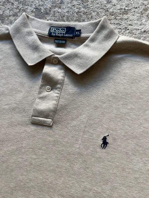 Polo Ralph Lauren Polo Ralph Lauren Sz XL Beige Polo Shirt Small Pony Size US XL / EU 56 / 4 - 2 Thumbnail