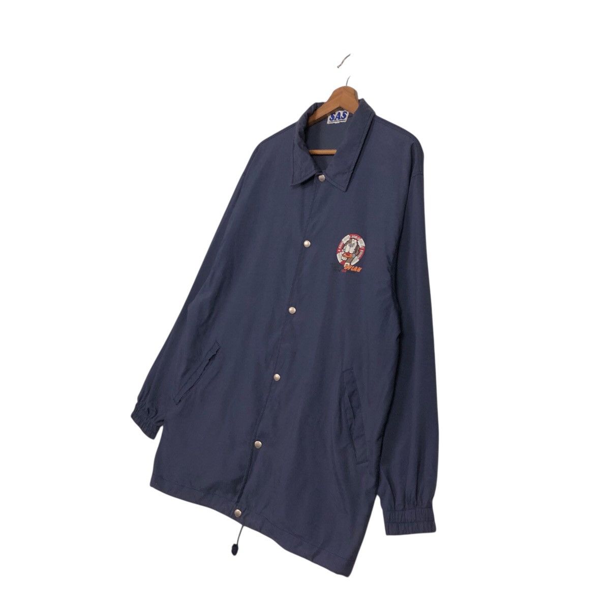 Japanese Brand 📌Vintage Coach Jacket SAS Big Logo Cartoon Embroidery Size US L / EU 52-54 / 3 - 3 Thumbnail