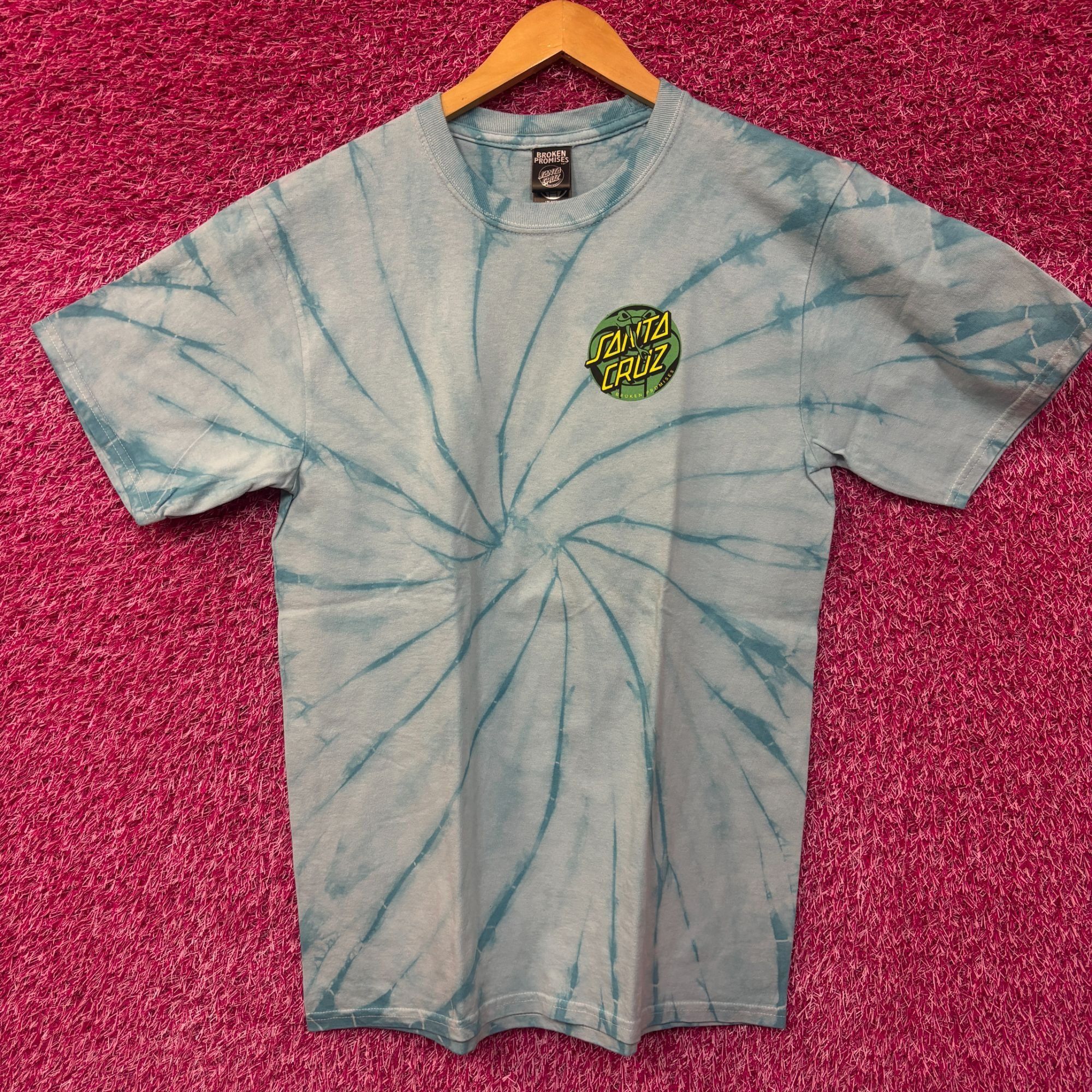 Band Tees Broken Promises x Santa Cruz tiedye collab tshirt size mediu Size US M / EU 48-50 / 2 - 4 Thumbnail