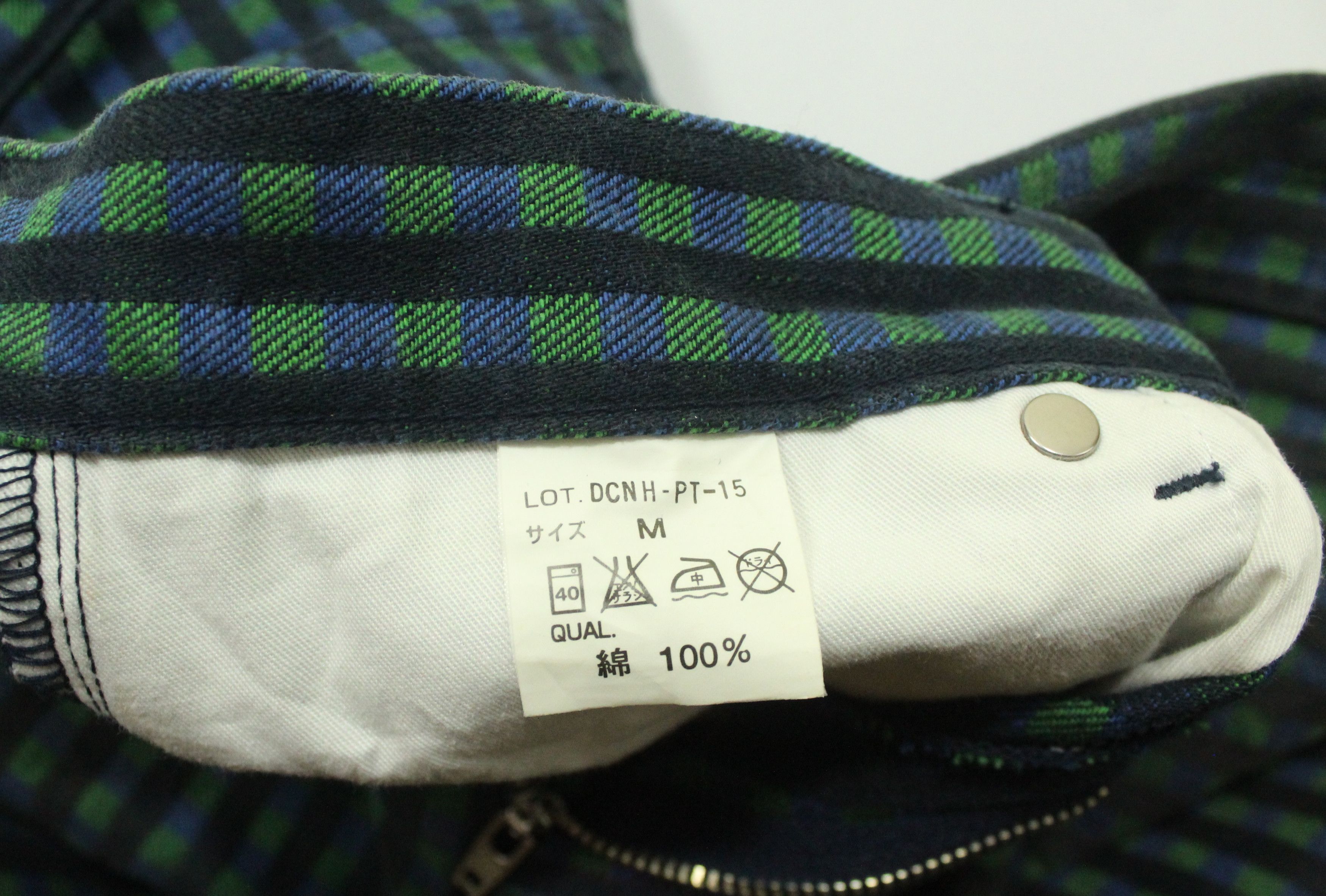 Neighborhood Vintage NEIGHBORHOOD Denim 2002 Woven Striped Plaid Size US 33 - 16 Thumbnail