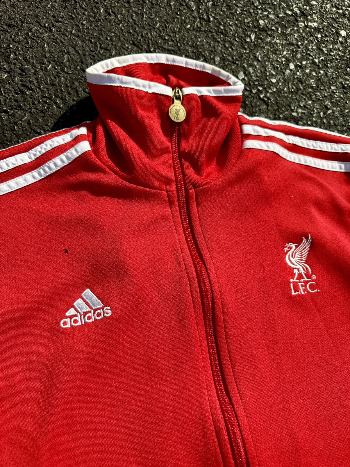 Adidas × Vintage 2010 Adidas Liverpool Gerard Soccer Team Track Jacket Size US S / EU 44-46 / 1 - 8 Thumbnail