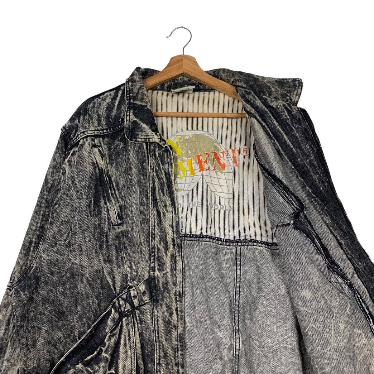 Urban Equipment URBAN EQUIPMENT Black Stone Wash Denim Jacket #2177-C96 Size US XL / EU 56 / 4 - 10 Thumbnail