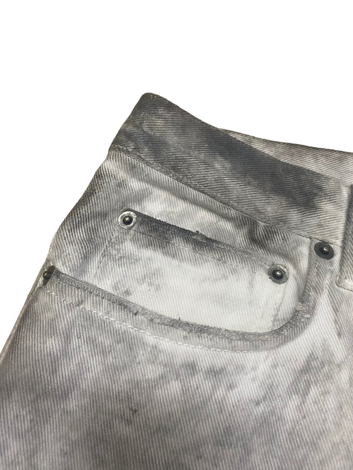Dior RARE SS06 Dior Homme Dirty Snow Marble Denim Size US 28 / EU 44 - 5 Thumbnail