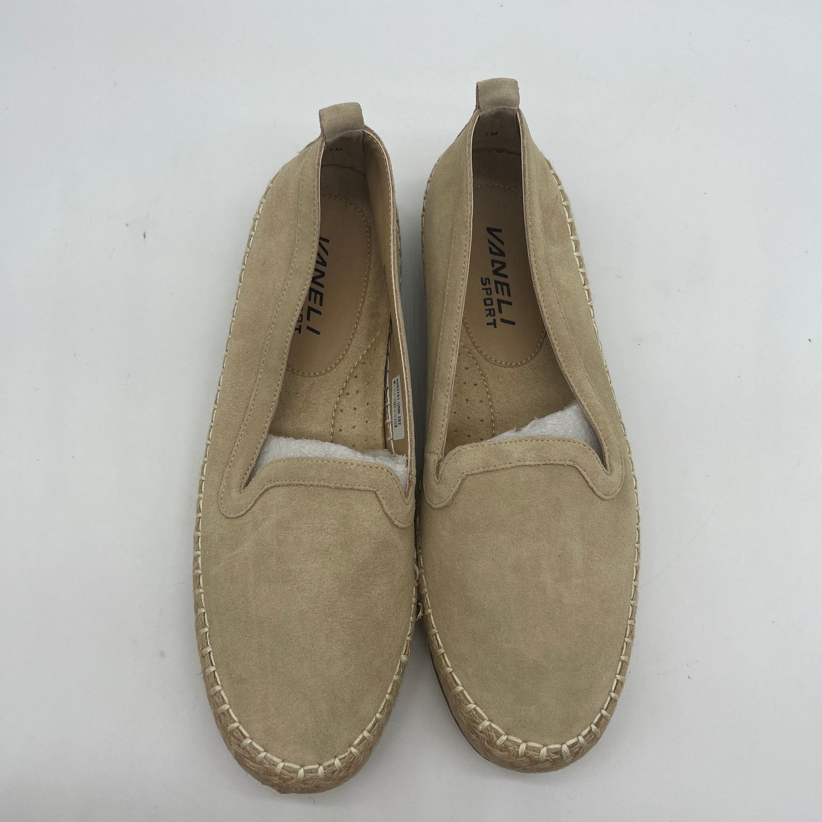Other Vaneli Suede Slip On Size 7 M Espadrille Flats Beige Suede Size US 7 / IT 37 - 2 Thumbnail