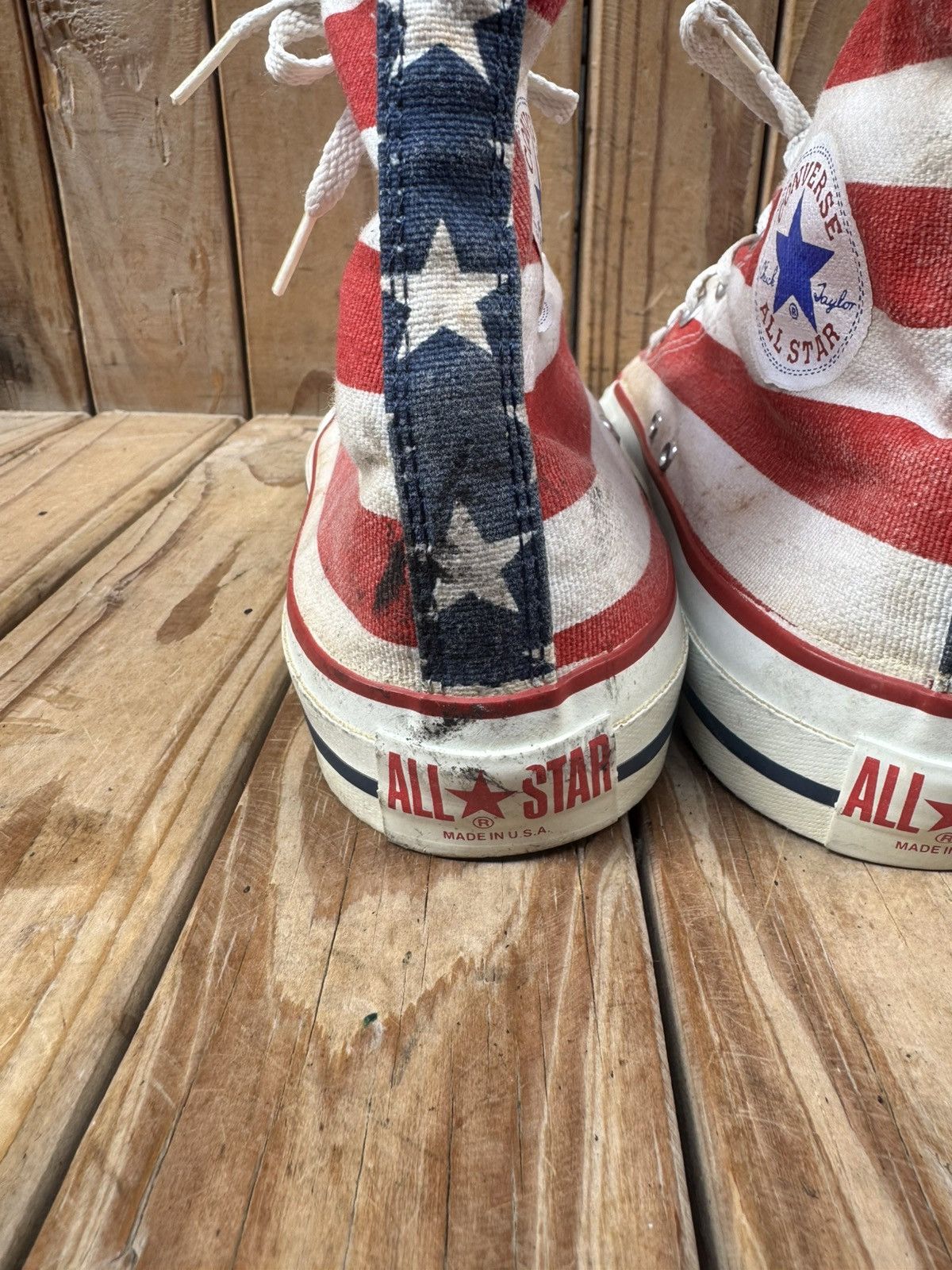 Converse Rare converse all star American flag Converse made in USA 10 Size US 10 / EU 43 - 11 Thumbnail