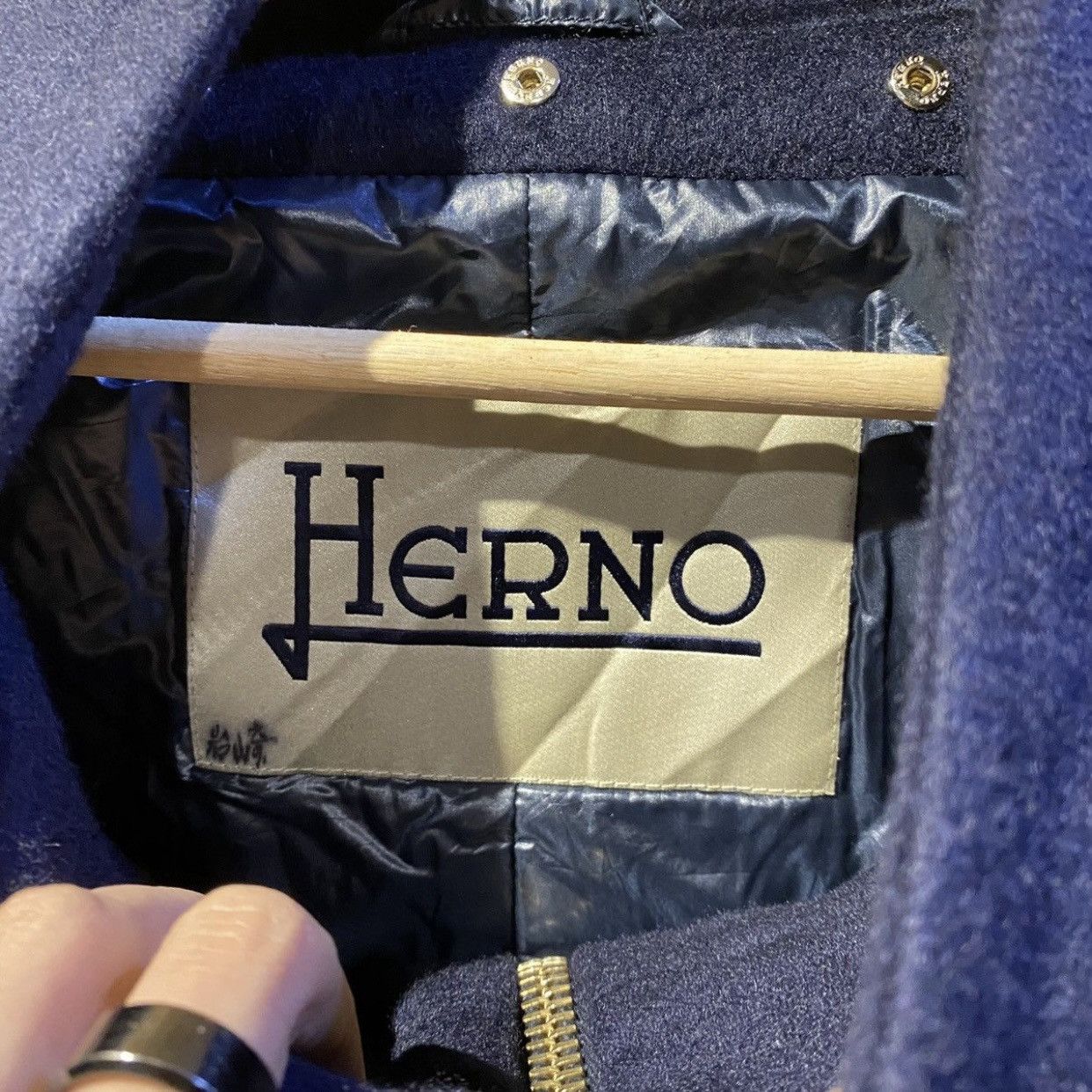 Herno Herno Wool Coat jacket Designer Luxury Size US M / EU 48-50 / 2 - 12 Thumbnail