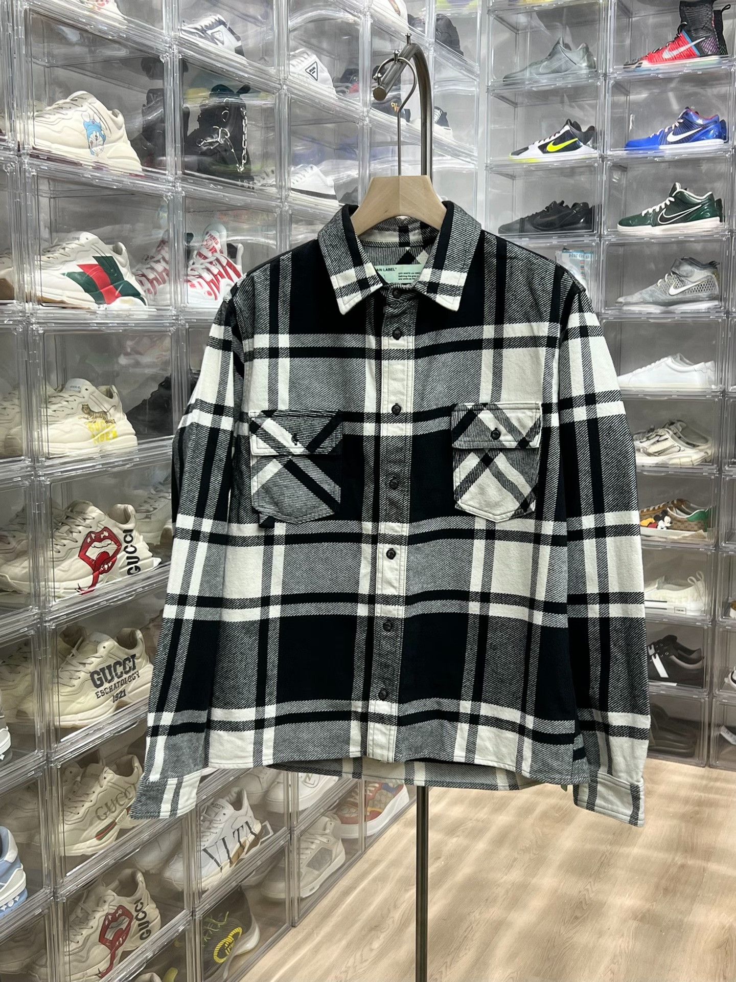 Off-White Off-White Plaid Shirt l Men Size US L / EU 52-54 / 3 - 1 Thumbnail