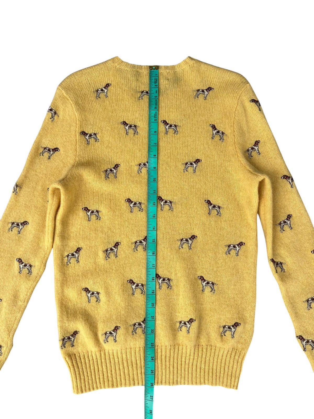 Polo Ralph Lauren VTG 90s P Ralph Lauren Dog Embroidery Wool Knitwear Sweater Size US S / EU 44-46 / 1 - 16 Thumbnail
