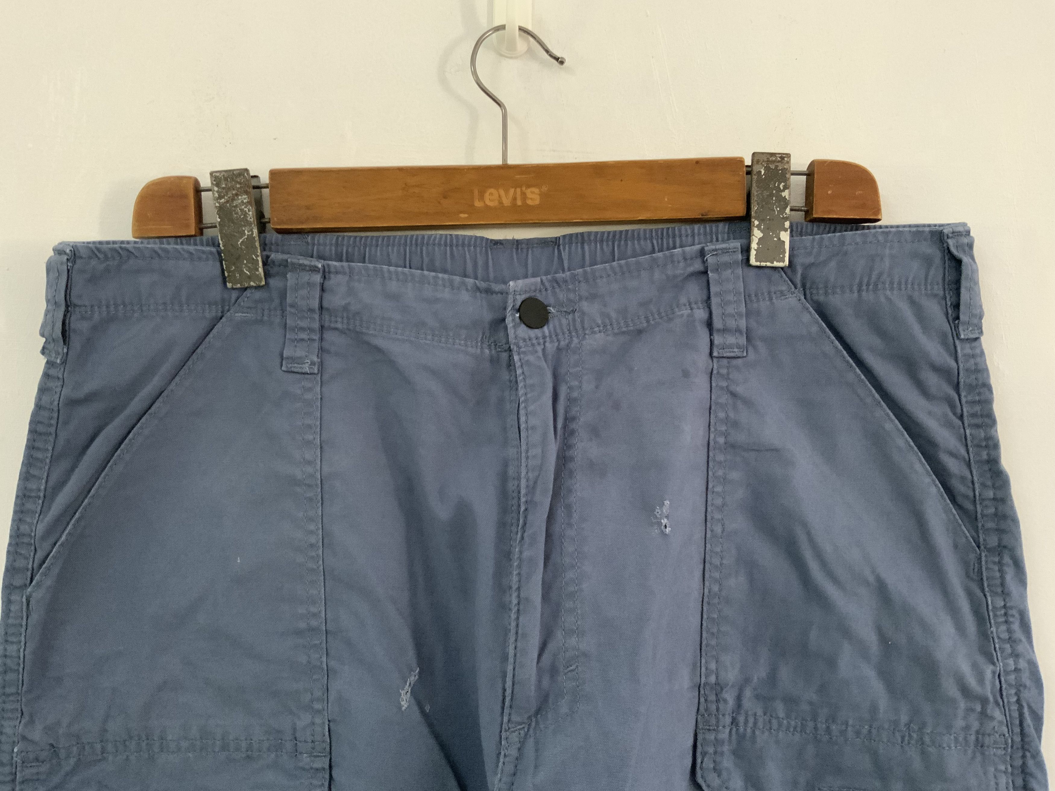 Japanese Brand Indigo Archive Cargo Shorts Pant Size US 38 / EU 54 - 3 Thumbnail