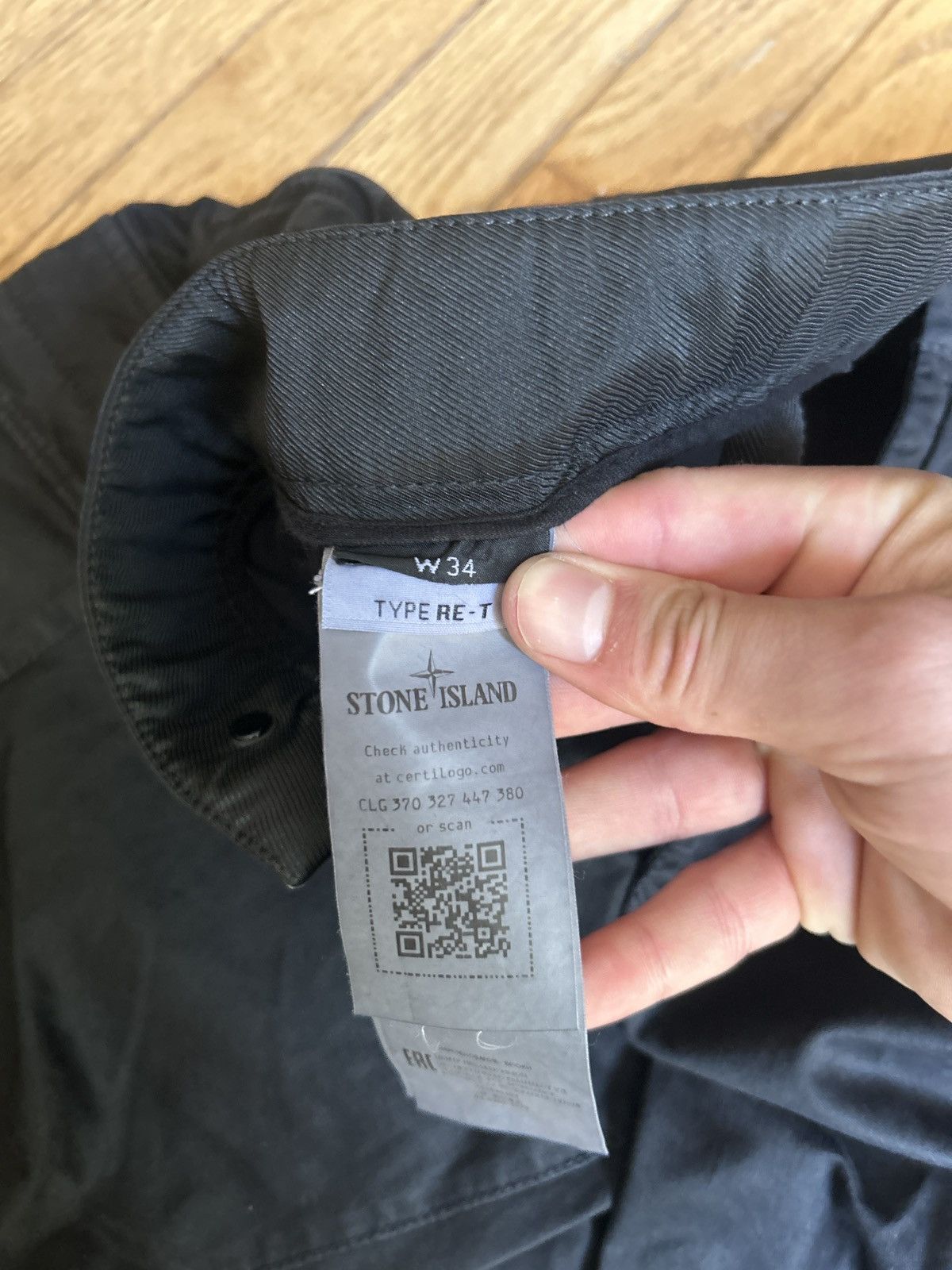 Stone Island Stone Island Black Cargo Pants Size US 34 / EU 50 - 9 Thumbnail