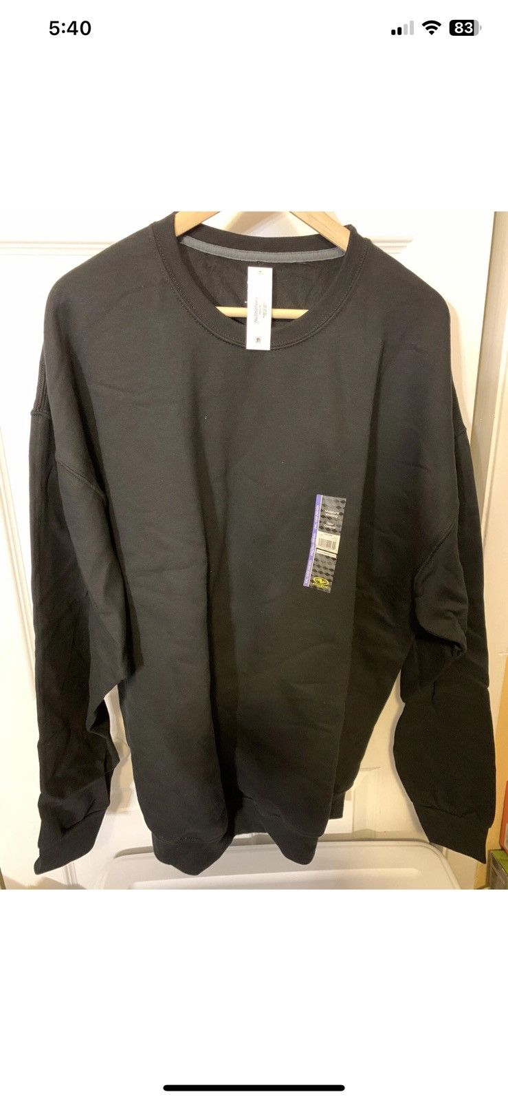 Athletic Works Athletic works mens sz 2XL black sweatshirt pullover Size US XXL / EU 58 / 5 - 3 Thumbnail