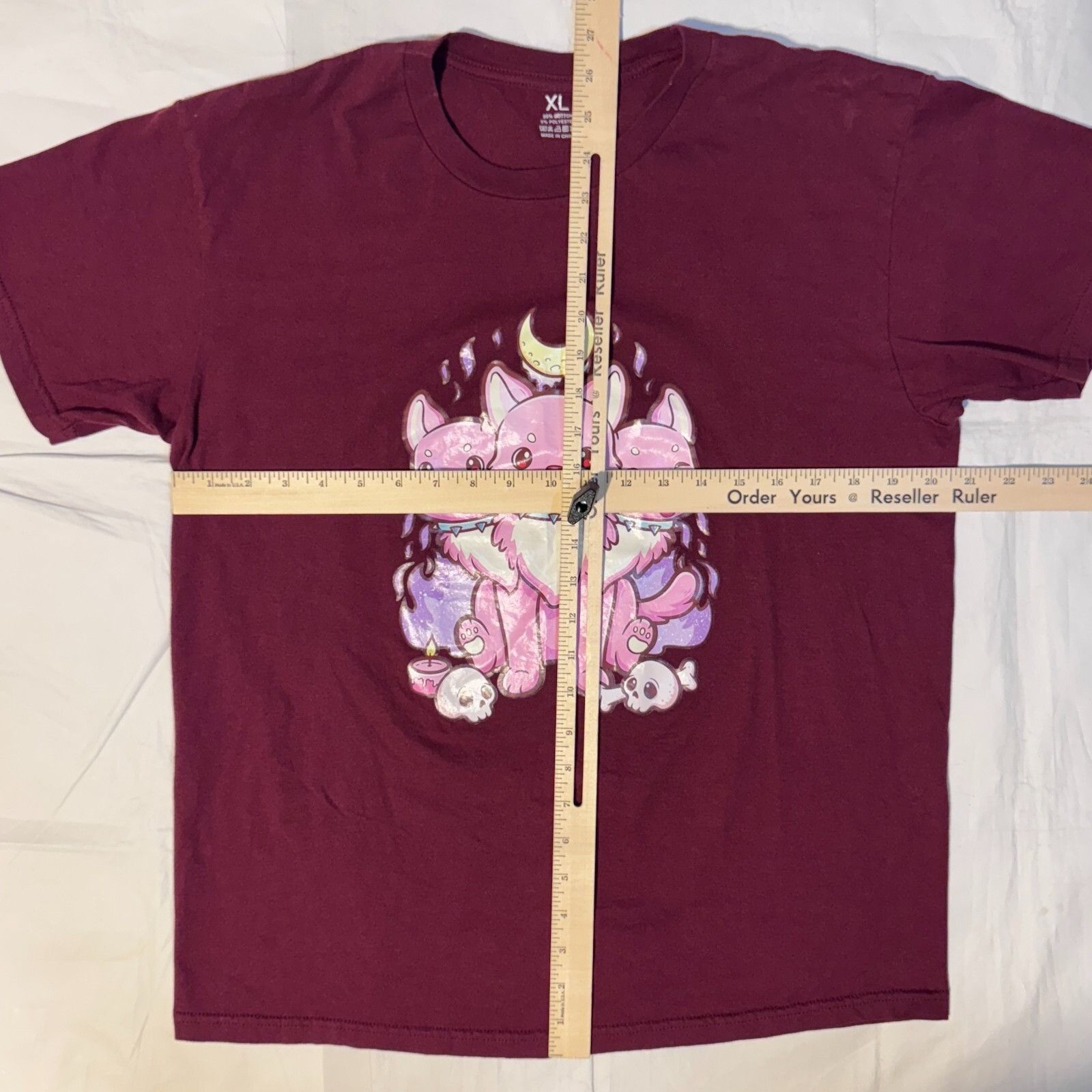 Other Kawaii Pastel Goth Creepy Occult Cerberus Anime Tshirt - XL Size US XL / EU 56 / 4 - 4 Thumbnail