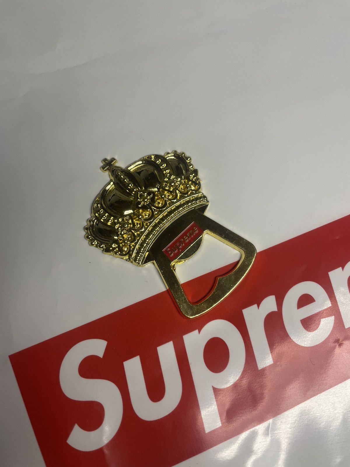 Supreme × Vintage Supreme Gold Crown Bottle Opener FW13 Size ONE SIZE - 1 Thumbnail