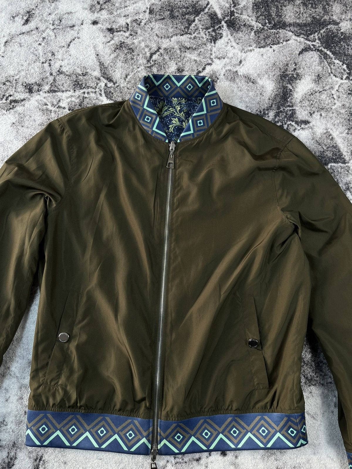 Versace VERSACE Collection Reversible Baroque Bomber Jacket Size US L / EU 52-54 / 3 - 16 Thumbnail